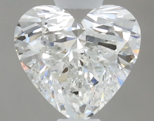 0.3 carat F-VVS1 Natūralus Heart Deimantas (1)
