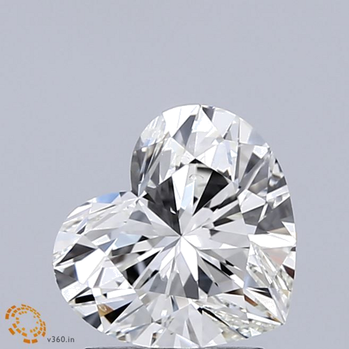 1.55 carat K-SI1 Natūralus Heart Deimantas (1)