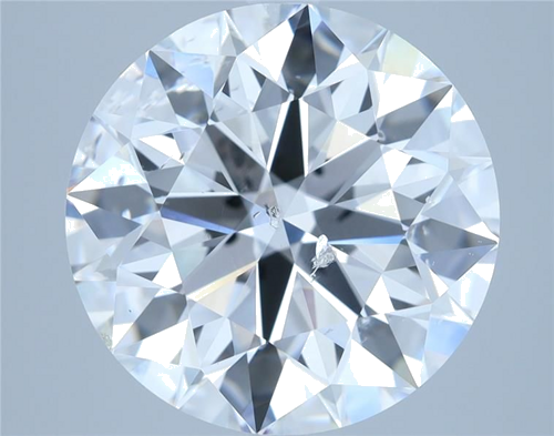 5.26 carat D-SI2 Excellent cut Natūralus Round Deimantas (1)