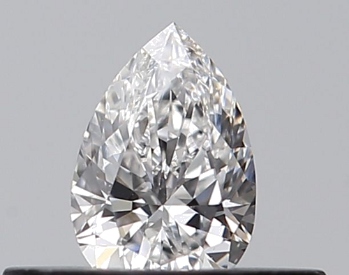 0.23 carat E-VVS2 Natūralus Pear Deimantas (1)