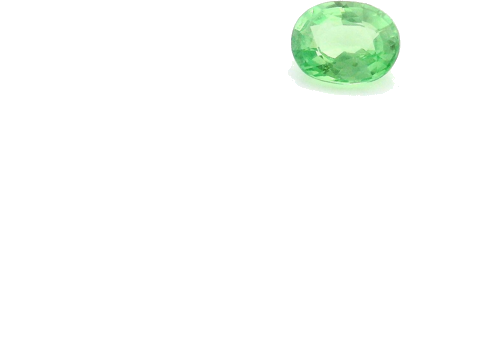 0.41 carat GREEN Oval Garnet (1)