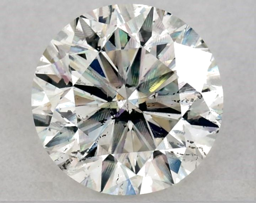 0.95 carat I-SI2 GD cut Natūralus Round Deimantas (1)