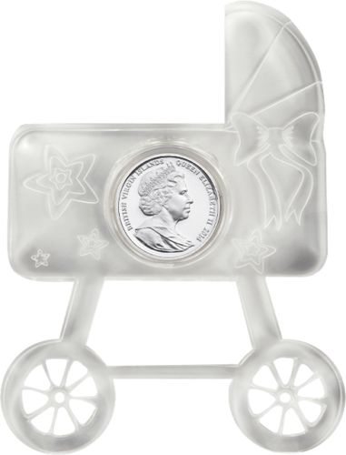 1/2 oz Newborn Baby Virgin Islands Silver Coin (3)