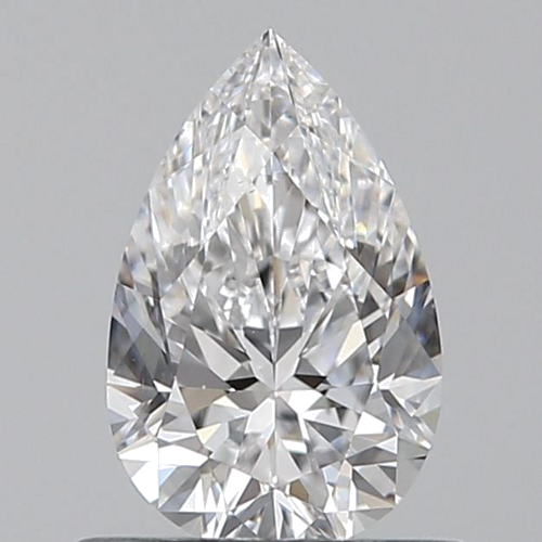 0.57 carat D-VS2 Natūralus Pear Deimantas (1)