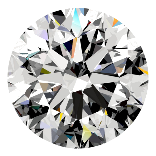 0.3 carat I-SI1 Very Good cut Natūralus Round Deimantas (1)