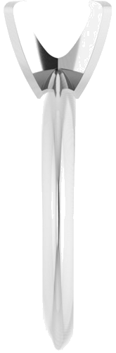 Sužadėtuvių Žiedas „Solitaire“ 950 Platinos Oval 7.7mm x 5.7mm (4)