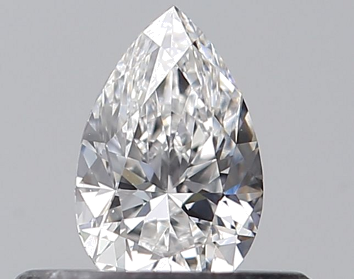 0.3 carat D-VS1 Natūralus Pear Deimantas (1)