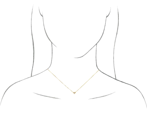 14K White 4.5 mm Round Bezel-Set Solitaire 18  Necklace Mounting (4)