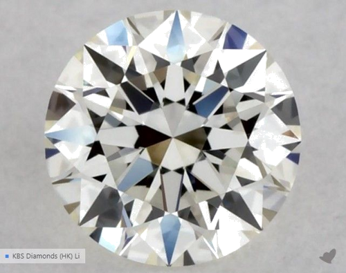 0.31 carat J-VVS2 Excellent cut Natūralus Round Deimantas (1)