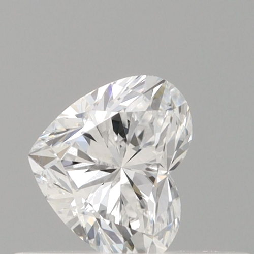 0.3 carat D-VVS1 Natūralus Heart Deimantas (1)