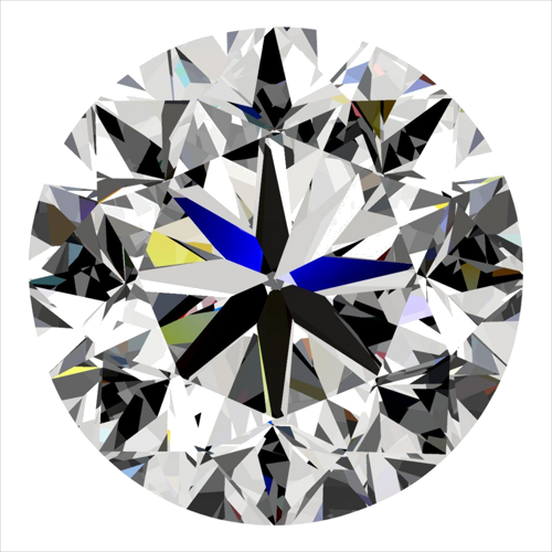 0.3 carat F-VS1 GD cut Natūralus Round Deimantas (1)