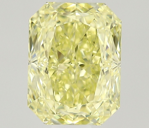 0.57 carat Fancy Yellow-VVS1 Natūralus Radiant Deimantas (1)