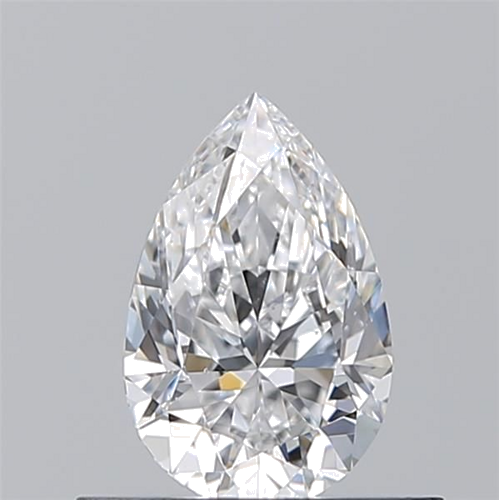 0.5 carat D-SI1 Natūralus Pear Deimantas (1)