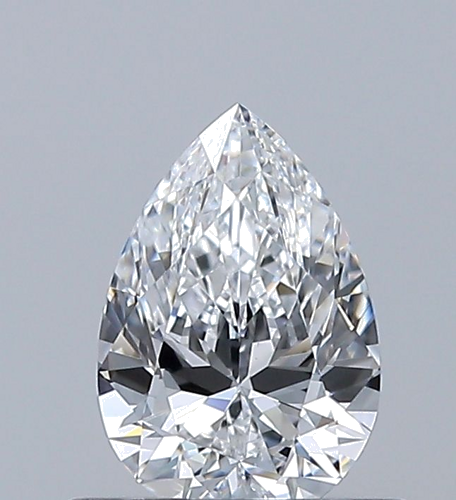 0.5 carat D-VS1 Natūralus Pear Deimantas (1)