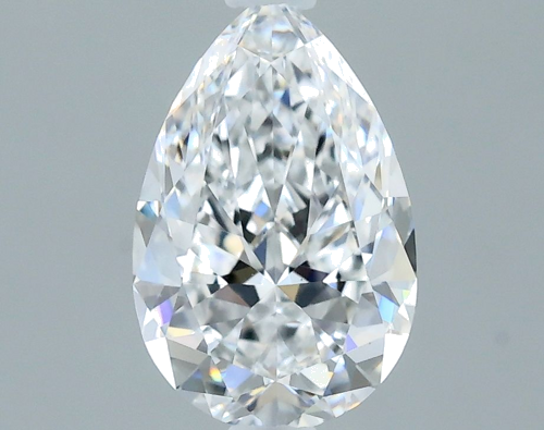 0.7 carat D-VS1 Natūralus Pear Deimantas (1)