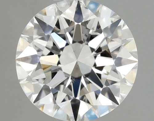 0.5 carat F-SI1 Excellent cut Natūralus Round Deimantas (1)
