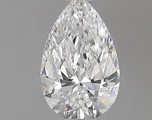 0.61 carat E-VVS2 Natūralus Pear Deimantas (1)