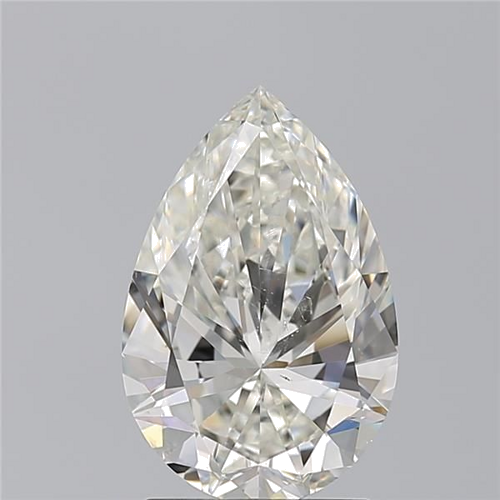 2.2 carat J-SI2 Natūralus Pear Deimantas (1)