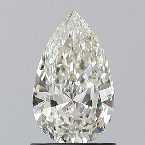 1.0 carat I-VS2 Natūralus Pear Deimantas (1)