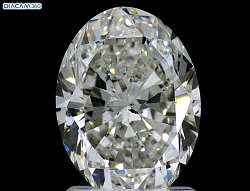1.9 carat H-SI2 Natūralus Oval Deimantas (1)
