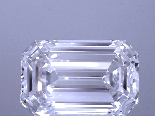 4.01 carat F-VVS2 Natūralus Emerald Deimantas (1)