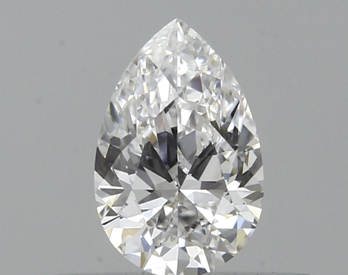 0.3 carat D-VVS2 Natūralus Pear Deimantas (1)