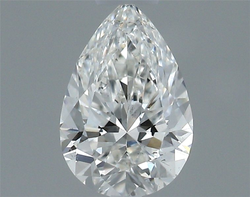 0.33 carat F-SI1 Natūralus Pear Deimantas (1)