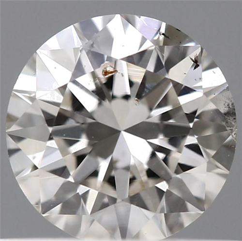 0.43 carat I-SI2 Excellent cut Natūralus Round Deimantas (1)