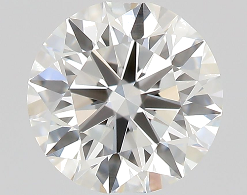 0.44 carat F-VVS2 Excellent cut Natūralus Round Deimantas (1)
