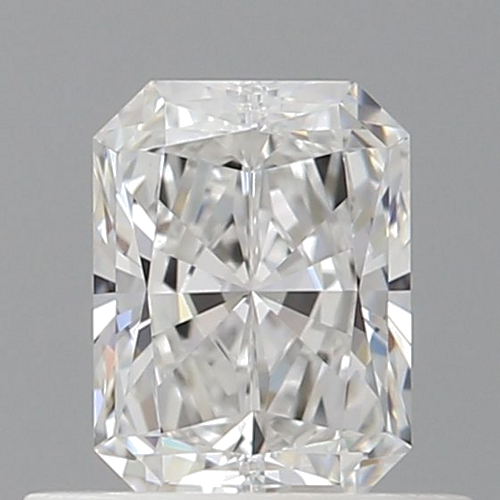 0.55 carat D-VVS2 Natūralus Radiant Deimantas (1)