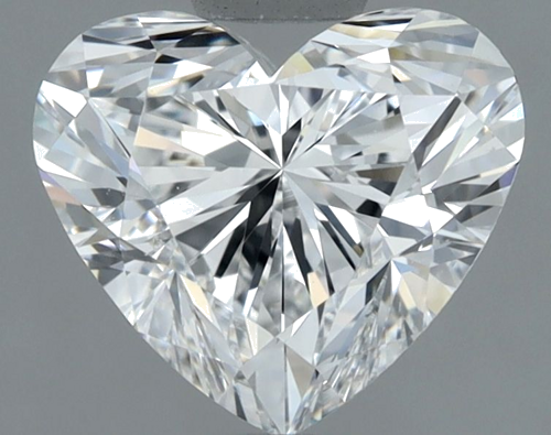 1.51 carat D-VVS2 Natūralus Heart Deimantas (1)