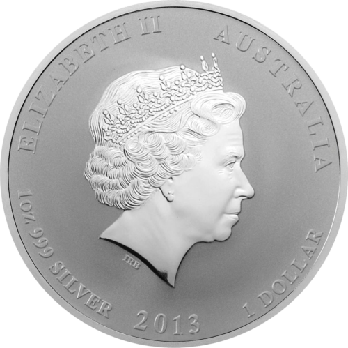 1 oz Год Змеи 2013 Австралия серебряная монета (2)
