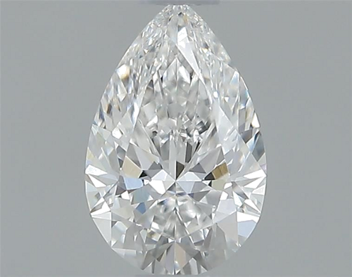 0.37 carat E-VVS1 Natūralus Pear Deimantas (1)