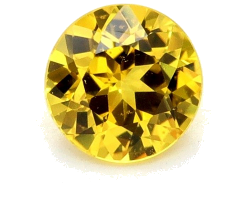 0.42 carat YELLOW Round Safyras (1)