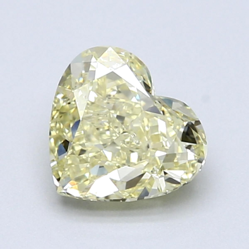 1.3 carat Fancy Yellow-SI1 Natūralus Heart Deimantas (1)