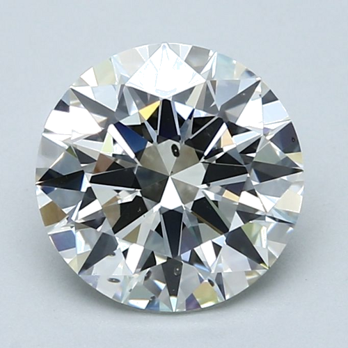 2.66 carat H-SI1 Excellent cut Natūralus Round Deimantas (1)