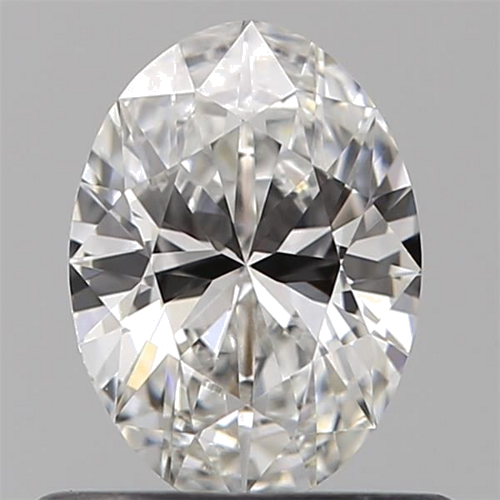 0.52 carat F-VVS2 Natūralus Oval Deimantas (1)