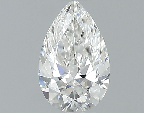 0.4 carat F-VVS1 Natūralus Pear Deimantas (1)