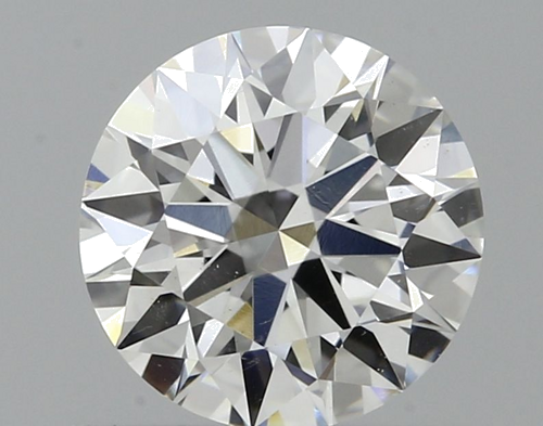 0.57 carat F-SI1 Excellent cut Natūralus Round Deimantas (1)