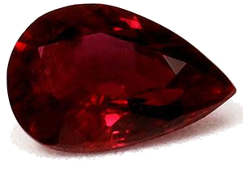 0.42 carat RED Pear Rubinas (1)