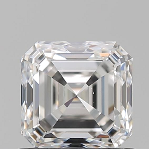 1.02 carat F-VS2 Natūralus Asscher Deimantas (1)