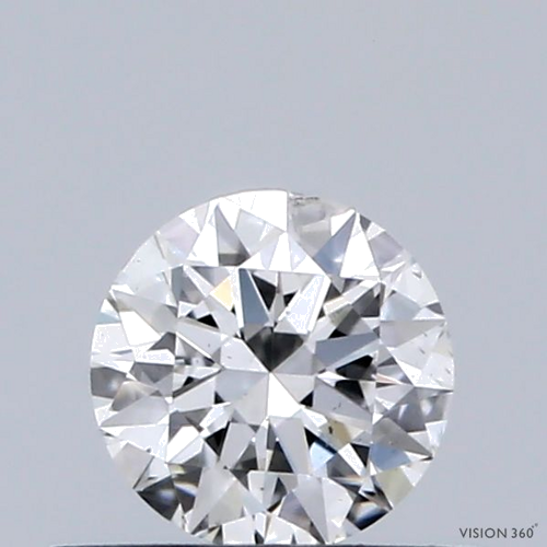 0.4 carat F-SI2 Very Good cut Natūralus Round Deimantas (1)