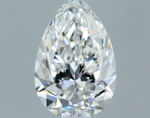 0.5 carat E-VVS2 Natūralus Pear Deimantas (1)