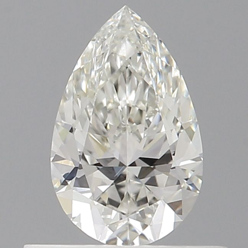 0.5 carat H-SI1 Natūralus Pear Deimantas (1)