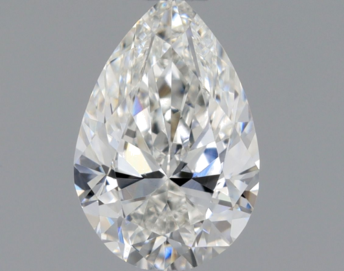 0.5 carat G-VVS2 Natūralus Pear Deimantas (1)