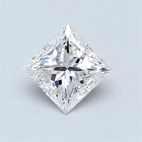 0.61 carat D-IF Natūralus Princess Deimantas (1)
