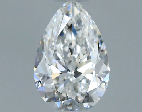 0.3 carat E-VS1 Natūralus Pear Deimantas (1)