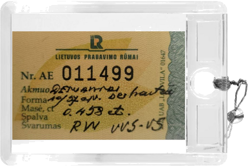 0.458 ct RW/VVS–VS Dabīgi apaļi dimanti (2)