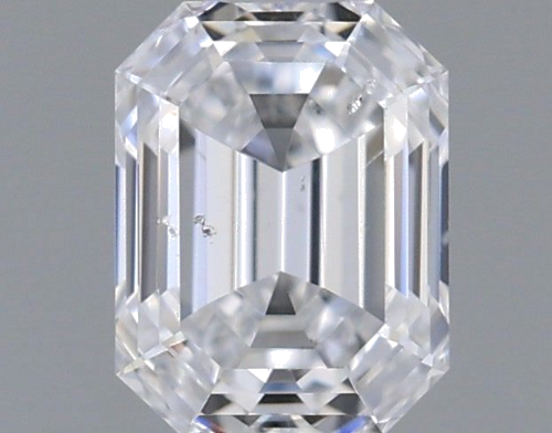 0.4 carat D-SI2 Natūralus Asscher Deimantas (1)
