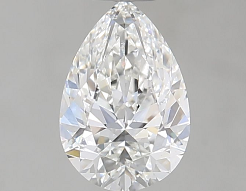 0.51 carat G-VS2 Natūralus Pear Deimantas (1)